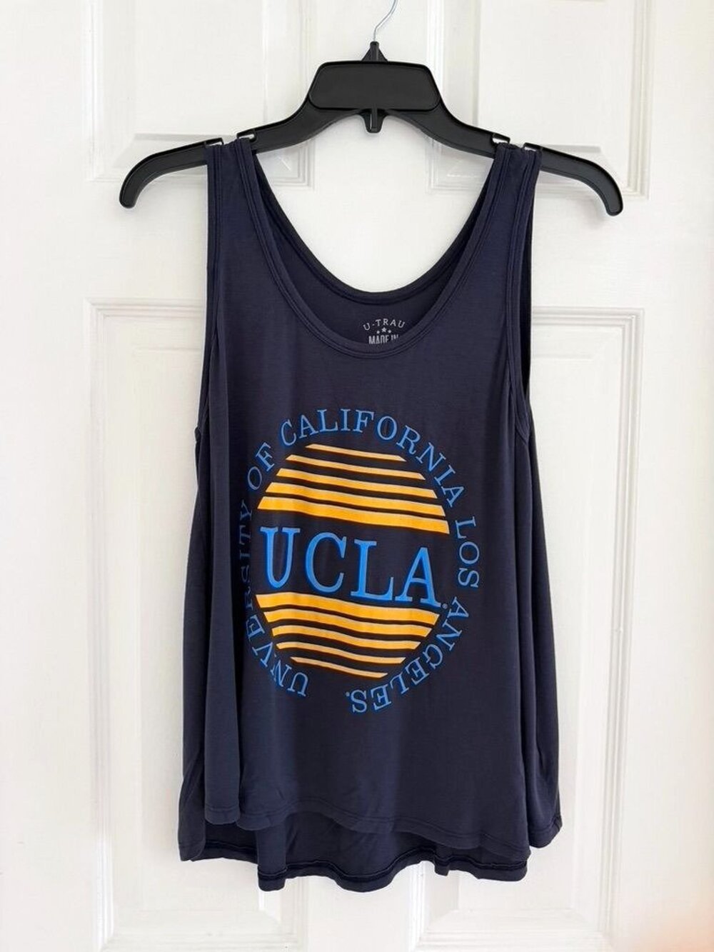U-Trau Comfort For Life UCLA Swing Tank Size Large Collegiate Spirit Wear  SB